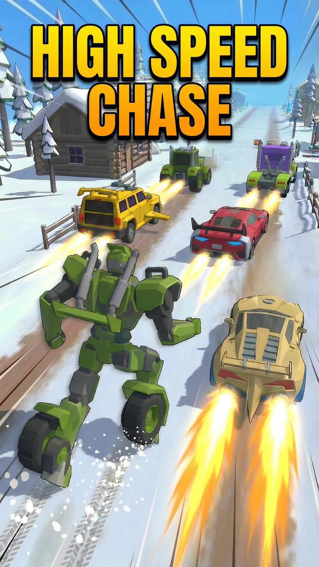 Mecha Run Car Dash screenshot